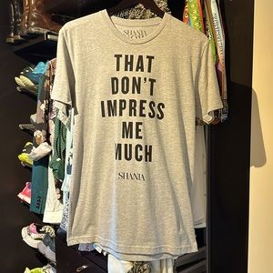 Men’s Shania Twain That Don’t Impress Me Much Shirt - Gray (Medium)